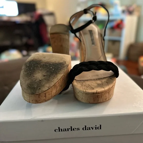 Charles David Jocky Platform Sandal - Picture 2 of 3